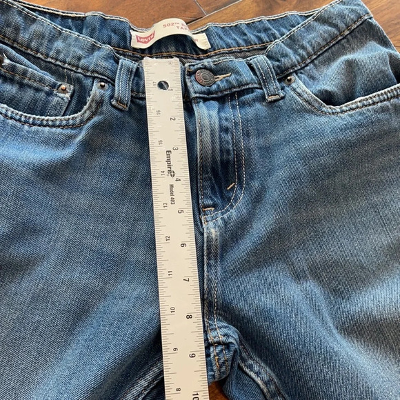 Levi’s 502 Regular Taper Vertical Stretch Size 16 youth size ( 28 x 28 ) - Picture 8 of 11